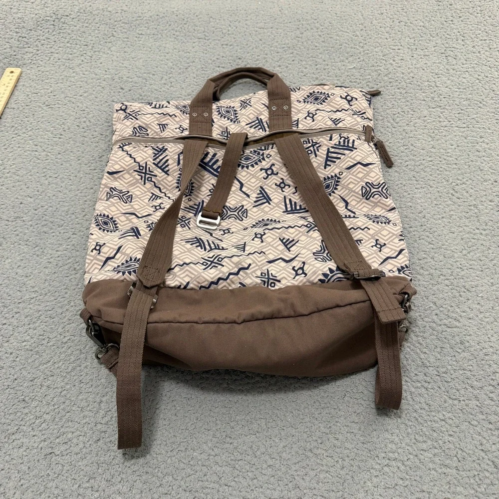 Dakine Traverse Tote 28L Backpack Tribal Geometric Print Brown Cream